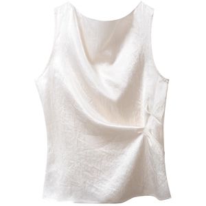 SOLWEIGE | French Design Acetate Satin Blouse