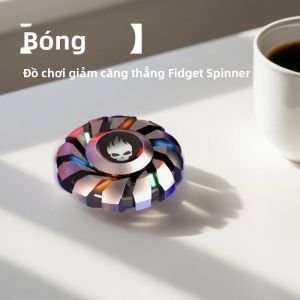 Bộ Đồ Chơi Quay Tay Bằng Kim Loại Sáng Bóng Nhỏ Gọn Thông Minh Giúp Giảm Căng Thẳng Và Tập Trung Quà Tặng Cho Người Lớn Và Trẻ Em