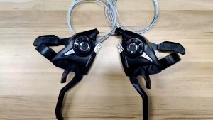 （พร้อมส่ง）ดิสก์เบรกคาลิปเปอร์EF51-7 3X7 21 Bicycle Bike Left Right Brake Lever Shifter Set ชุดเลื่อนเบรค จักรยานมือจับ