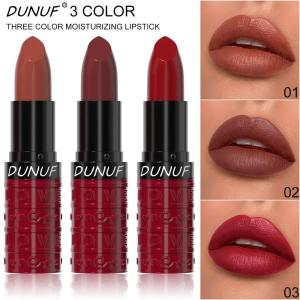 Velvet Matte Lipstick Waterproof Long Lasting Non Transfer Lip Gloss Hydrating Moisturizing 3 Color Choice