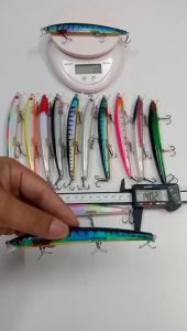 Mồi dắt cá biển ThuNhồngCờ mồi câu cá lure sông Chẽm Mú Hồng 17g 13cm