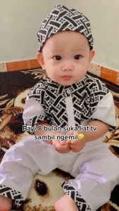 Setelan Baju Koko Anak Laki-Laki Usia 1-9 Tahun