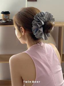 Adjustable Elastic Pig Nose Hair Ties Double Layer Large Elastic Hair Bands for Outdoor Style Bun Headbands Fashionable Hair Accessories