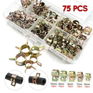 Klem Penjepit Selang Bahan Bakar / Air / Vacum / Udara SET 75 PCS Spring Clip Hose Fastener Clamp