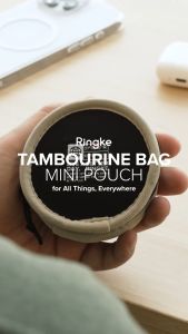 RINGKE® TAMBOURINE MINI POUCH Trendy Lightweight Contamination Resistant Designed for AirPod Pro AirPod Galaxy Buds