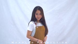 MONOLOG Apron Canvas Leather Celemek Kanvas Barista Waiter Korea Wanita Pria Kitchen Masak