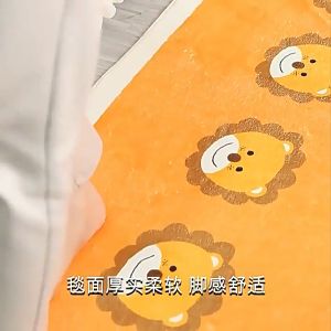 Condor-การ์ตูนใหม่เลียนแบบพรมแคชเมียร์ข้างเตียงแถบยาวลอยหน้าต่างกันลื่นฉนวนกันความร้อนเสื่อสำหรับห้องนั่งเล่นโต๊ะกาแฟพรม