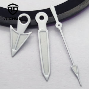 RICHUS NH35 Watch Hands Silver Watch Hands Green Luminous Fit NH34 NH35 NH36 Movement