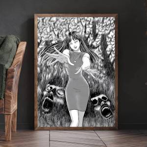 NARUTO | Junji Ito Tomie Retro Kawakami HD Poster Poster Painting Wall Art Mural For Living Room Home Decor And Gifts