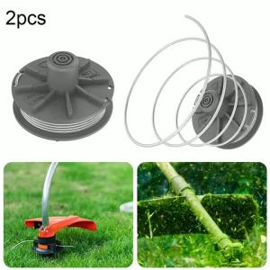 2Pcs 1m Wire Spool For 05307-20 Replacement Spool SmallCut 300 SmallCut 350/23 For EasyCut 400/25 Trimmers Accessories