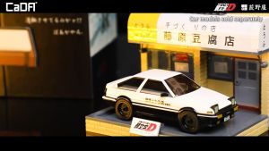 CaDA Initial D Mini Scale Fujiwara Tofu Shop Bricks DIY Building Block Toy Set C61033W
