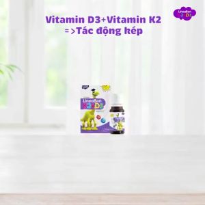 LineaBon vitamin D3 K2 10ml - Vitamin tăng chiều cao cho bé chính hãng Liquid Vitamin Bổ Sung Canxi Cho Trẻ Vitamin D3 K2 Nhập Khẩu Từ Slovenia - Lazada