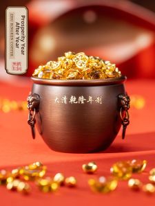 ZHUBINGRENTONG | Prosperity Wealth Bowl Set Feng Shui Small Ornament
