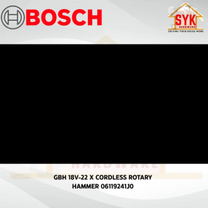 SYK BOSCH GBH 18V-22 X Cordless Rotary Hammer Solo Set Machine Power Tools Mesin Penukul Berputar 06119241J0