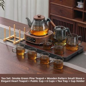 PAKCHOICE | Electric Heating Glass Tea Set