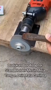 Paket Braket Dudukan Stand Dudukan Mesin Bor Braket As Panjang Batu Asah / Paket Dudukan Bor dan Batu Asah 3inch