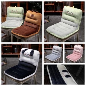 เก้าอี้เบาะตุ๊กตาแมวน่ารักการ์ตูนพร้อมเบาะรองนั่งดีไซน์กันลื่นหนาพร้อมสายรัด เหมาะมากสําหรับใช้ในบ้านสํานักงาน
