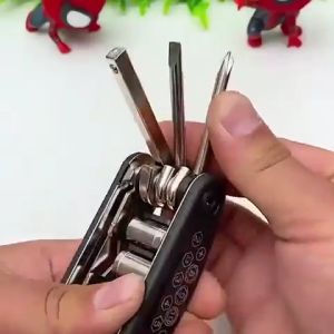 Kunci L Lipat Sepeda 16 in 1 EDC Wrench Repair Hex Obeng Kunci Socket Toolkit LS-16