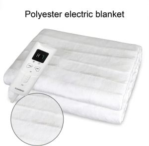 ​Electric Blanket RUIANBAO150x80cm|Electric BlanketBed|with10 Heat Settings Ultra Fast Heating Elastic Bands Machine Washable