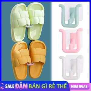 Móc Treo Giày Dép Dán Tường 2 Chấu Đa Năng Tiện Lợi - Móc Dán Tường Phơi Giầy  Quần Áo Thiết Kế Chữ U Chịu Lực Tốt  - Móc Phơi Giày Siêu Chắc Chắn