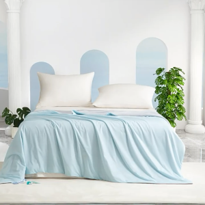 (SG Seller)Cooling Ice Silk Summer Blanket – Washable Air Conditioner Quilt in Minimalist Pure Colors for Deep Sleep  Ice Cream Touch Cooling Quilt