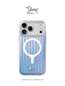 tastecase | Dachshund Design Magnetic Phone Case and Stand Colorful Original High-end Stripes