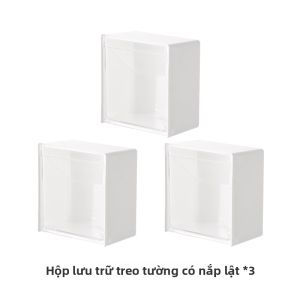 FaSoLa | Hộp Đựng Treo Tường Nắp Gập Đồ Sắp Xếp Phòng Tắm