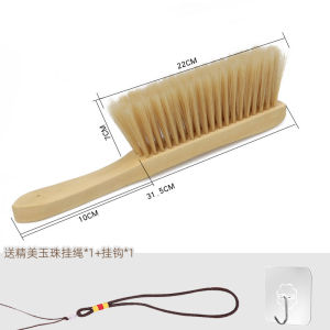 Long Handle Soft Bristle Bed Dusting Brush Wooden Household Cleaning Tool for Bedroom Dirt Removal Cute Dust Brush Sweeper