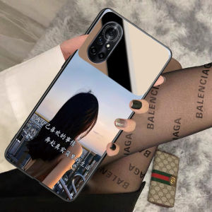 Huawei Nova12 Nova8pro Nova11 Nova9se Nova13 Glass Hard Shell Womens Makeup Mirror Full Cover Anti-Fall Simple Life Minimalist Ins Fashionable Phone Case