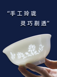 Linglong Ceramic Chinese Antique-style Dinner Bowl 5 Inches