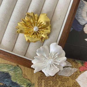 Nút Kim Loại Hoa Sang Trọng Kiểu Pháp Trang Trí Áo Khoác Da Nút Áo Len Lông Cừu Đa Năng Nút Áo Vest Nút Áo Khoác