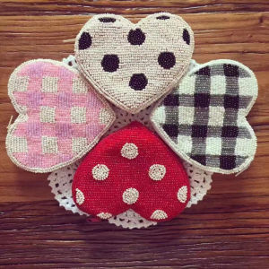 Mini Handmade Magnolia Bead Embroidery Creative Gift Heart Pattern Coin Purse Ladies Wallet Soft Cute European Style