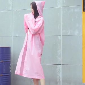 Jas Hujan Dewasa Transparan Polos Full Color TOP412