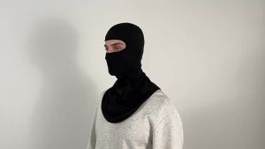 Thermal Motorcycle Head Cover Fleece Lined Windproof Long Neck Gaiter for Winter Outdoor Cycling Skiing as Helmet Liner Face