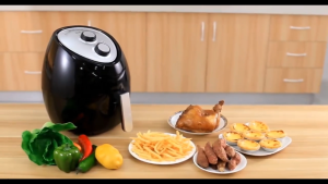 Q2 Air Fryer 1000W Kapasitas 45L Menggoreng Tanpa Minyak Airfryer Kapasitas Besar Classic Design