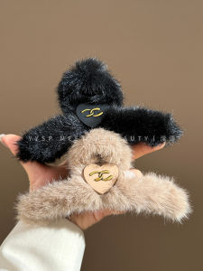 Kẹp Tóc Hình Trái Tim Nhung Cỡ Lớn Phong Cách Hàn Quốc Dành Cho Nữ Kẹp Tóc Mùa Đông Cao Cấp Thời Trang Phụ Kiện Tóc Phía Sau Tai