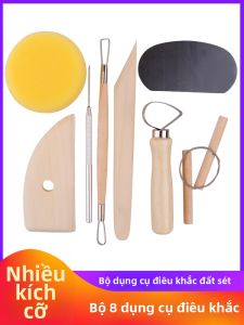 DUOCAIHANI | Bộ Dụng Cụ Đóng Gốm 8 Món