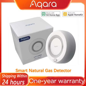 Aqara | Aqara Wireless Zigbee Natural Gas Leakage Sensor Combustible Gas Leak Detector Home Kitchen Security Alarm for Xiaomi Home Home