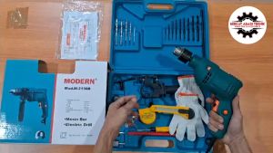 MODERN M-2130B Bor Listrik 13mm Tangan Kayu Besi Impact Tembok Beton