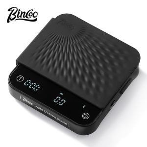 BINCOO Coffee Electronic Scale Italian Hand Brewed Coffee Timing Scale Portable Rechargeable Models MINI Electronic Weighing