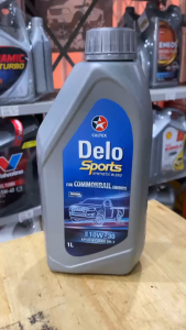 ยกลัง x12 Caltex Delo Sports น้ำมันเครื่อง กึ่งสังเคราะห์ 10W-30 คอมมอนเรล ขนาด 1ลิตร