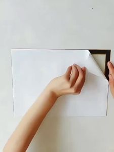 Bộ 3 Khung Ảnh Từ Tính Dán Tường Có Thể Tháo Rời Màu Đen Trắng Mờ Phong Cách Tối Giản Trang Trí Nhà Cửa Và Văn Phòng Dùng Để Treo Ảnh & Ghi Chú
