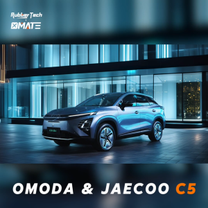 【หนาพิเศษ】พรมปูพื้นรถยนต์ OMODA C5 EV 2024-2029 3D พรมรถ XPE+TPE กันลื่นทนต่อการสึกหรอ อะไหล่รถยนต์