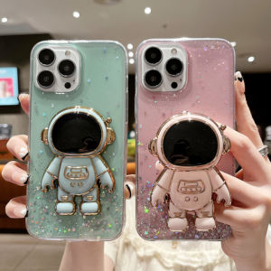 REDMI 10 10C A1 Note 10 Pro Note 11 11s Note 11 Pro Note 12 Pro Plus Glitter Transparent Moonwalker stand case casing cover fon sarung 手机壳