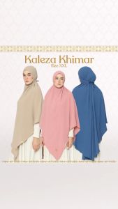 KERUDUNG KHIMAR KALEZA SIZE XXL VALENSHA QUEEN HIJAB BERGO TALI SUPER JUMBO CRINKLE