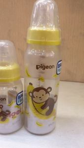 Pigeon PP RP Standard MM 240ml/120ml/50ml Nipple Peristaltic Ulir Botol Susu Motif Animal