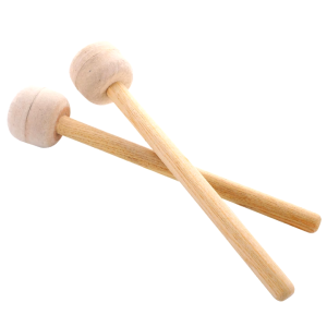 Army Drum Hammer Stainless Steel Handle Wooden Handle Felt Head Percussion Instrument Accessories