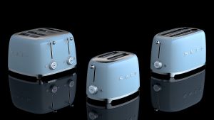 Smeg 50’s Retro Style 2 Slice Toaster - Pink