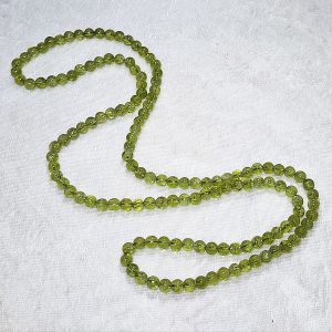 Gegegems collection Premium 5.4mm natural Peridot necklace multiple loops bracelet [Natural Crystal] 精品橄榄石多圈手链项链