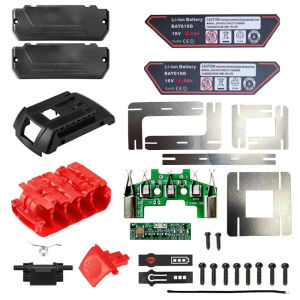 Vỏ Pin Lithium Ion BAT618 Vỏ Hộp Nhựa Có Mạch Bảo Vệ PCB Cho Pin Li-ion Bosch 18V 6Ah Tương Thích Với BAT609